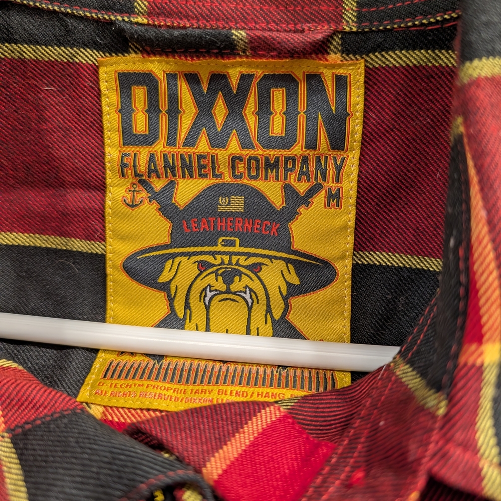 DIXXON Red and Yellow Flannel Shirt